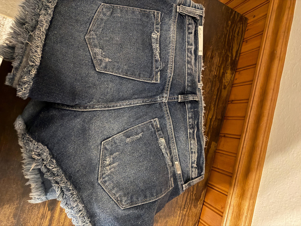 Upcycled NWT Denim Shorts Featuring Applique Designs