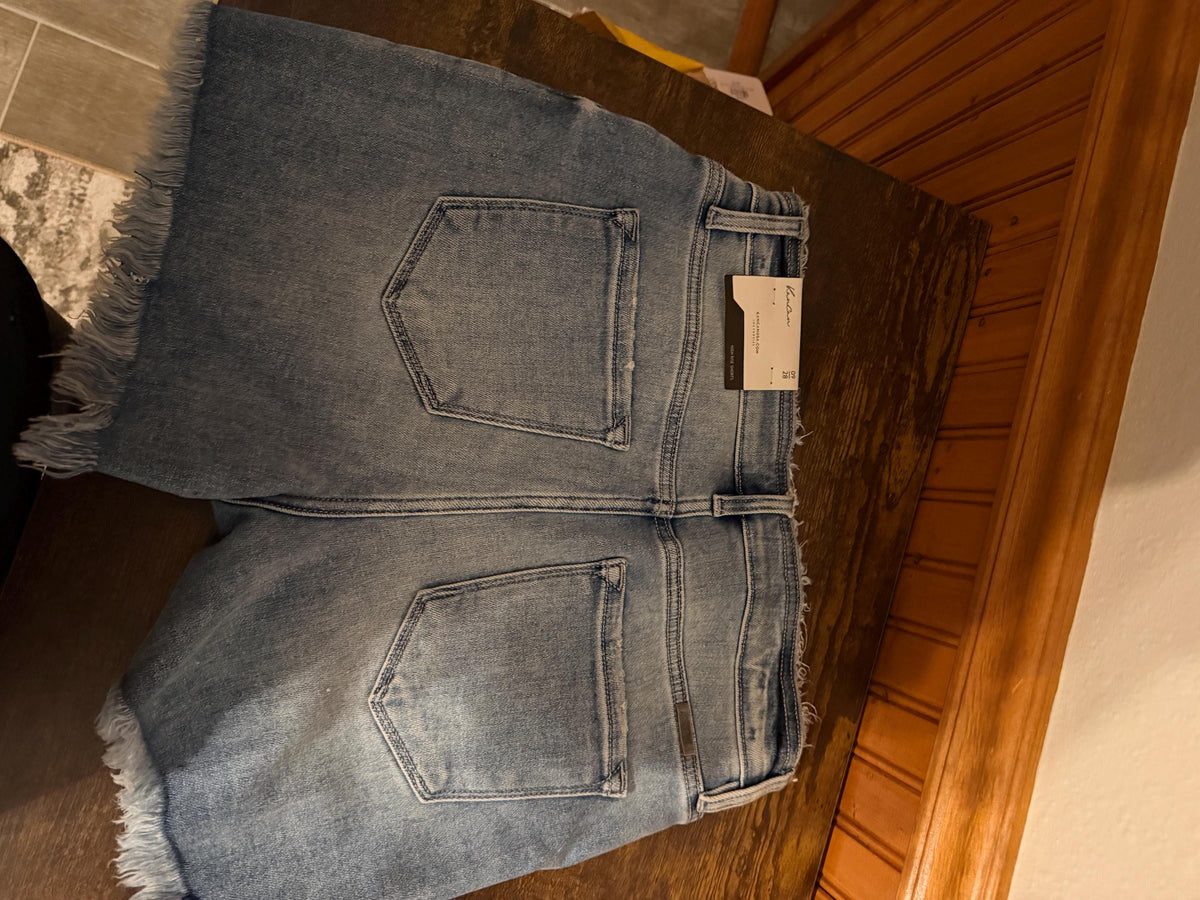 Upcycled NWT Denim Shorts Featuring Applique Designs