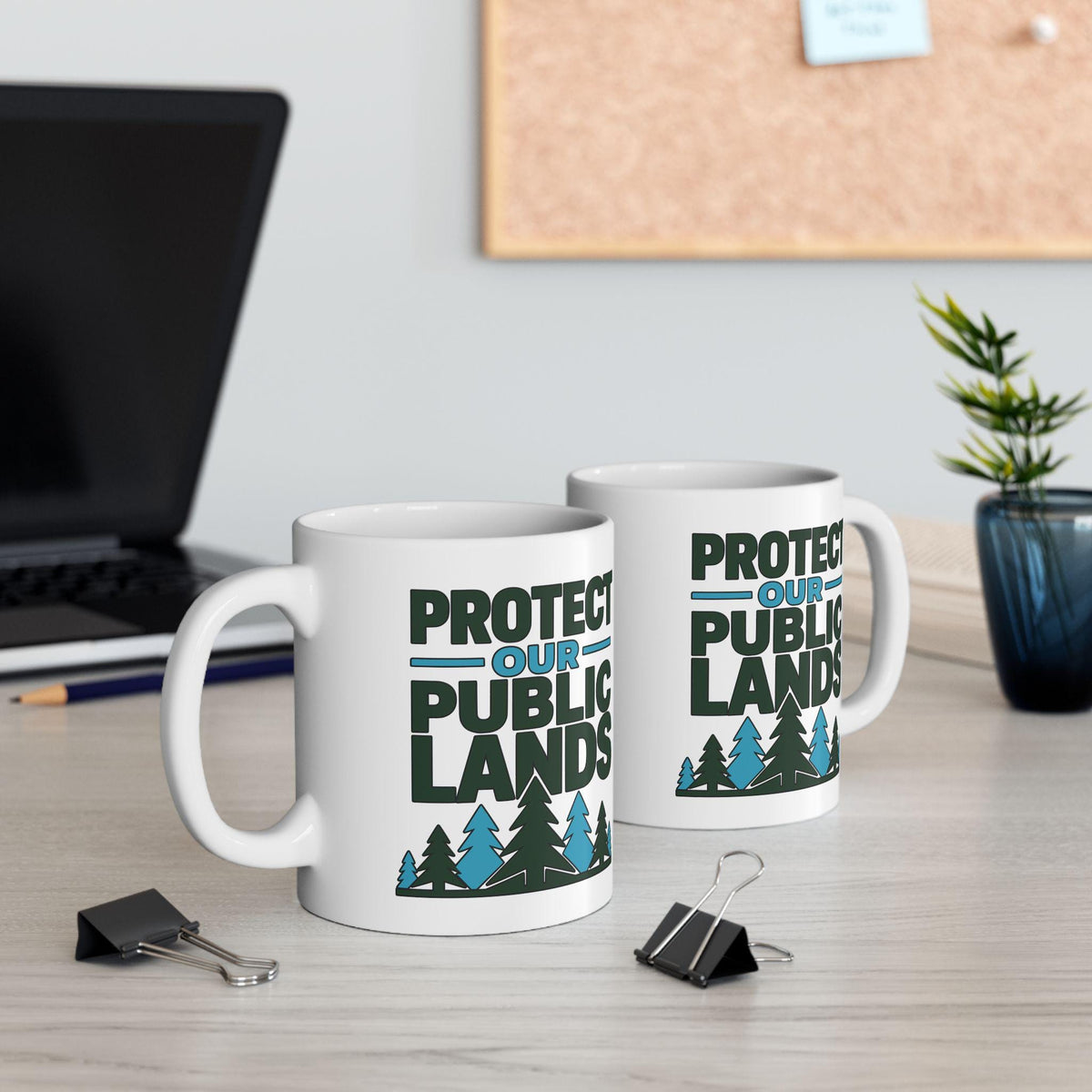 Protect Our Public Lands Mug for Coffee or Tea, Activist Eco Gear