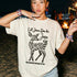 Cream t-shirt with deer graphic and text "Let Jane Doe be Jane. Her identity belongs to her."