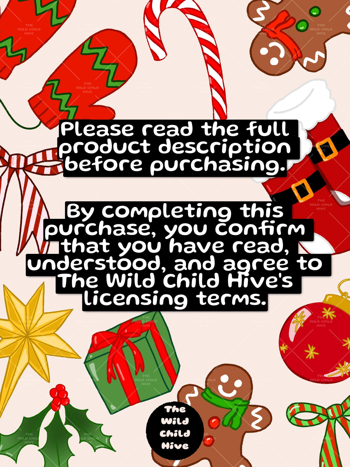 Cutesy Christmas Clip Art, Hand-Drawn Whimsical Holiday Illustrations, Festive Transparent PNG, Holly Jolly Commercial Use