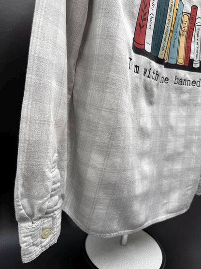 Upcycled Gray Plaid Women&