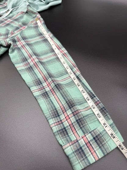 Upcycled Gender-Neutral Button Up Lightweight Flannel Shirt | We the People Means Everyone | LGBTQ+  pride | Size L