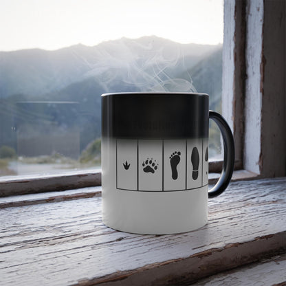 Color Changing Mug, “The Evolution of Authority&amp;quot; Heat Sensitive Ceramic Coffee Cup, Feminist, Coffee Mug, Matriarchy