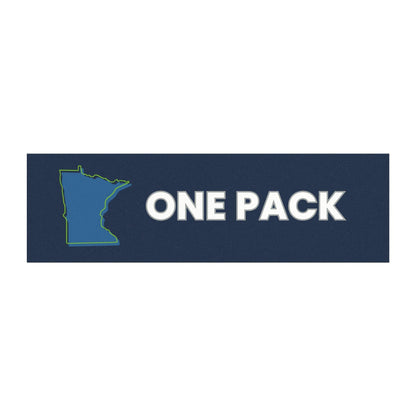 Minnesota One Pack Car Magnet, Bumper Sticker for Fans of MN Timberwolves and Lynx
