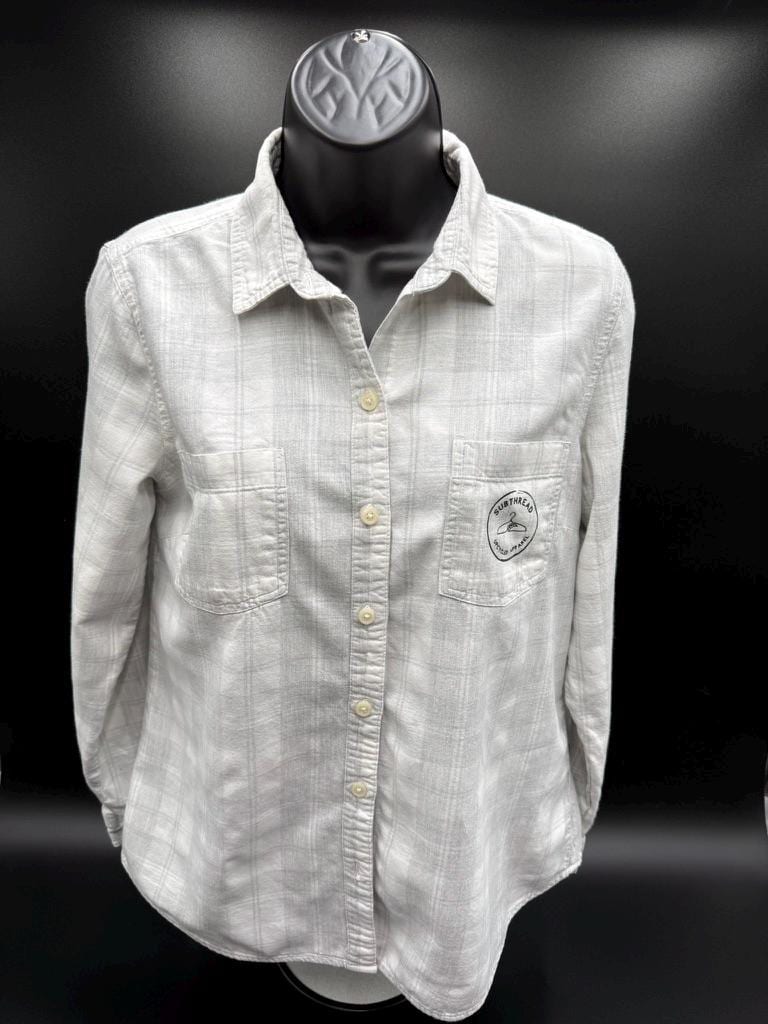 Upcycled Gray Plaid Women&