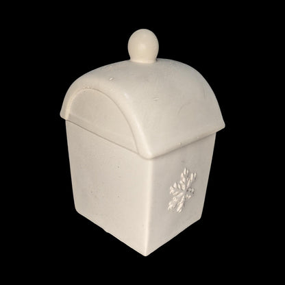 Concrete Letters to Santa Mailbox Jar with Lid, Christmas Candle Vessel, Holiday Treat Box &amp; Trinket Dish, Paint Your Own Xmas Decor
