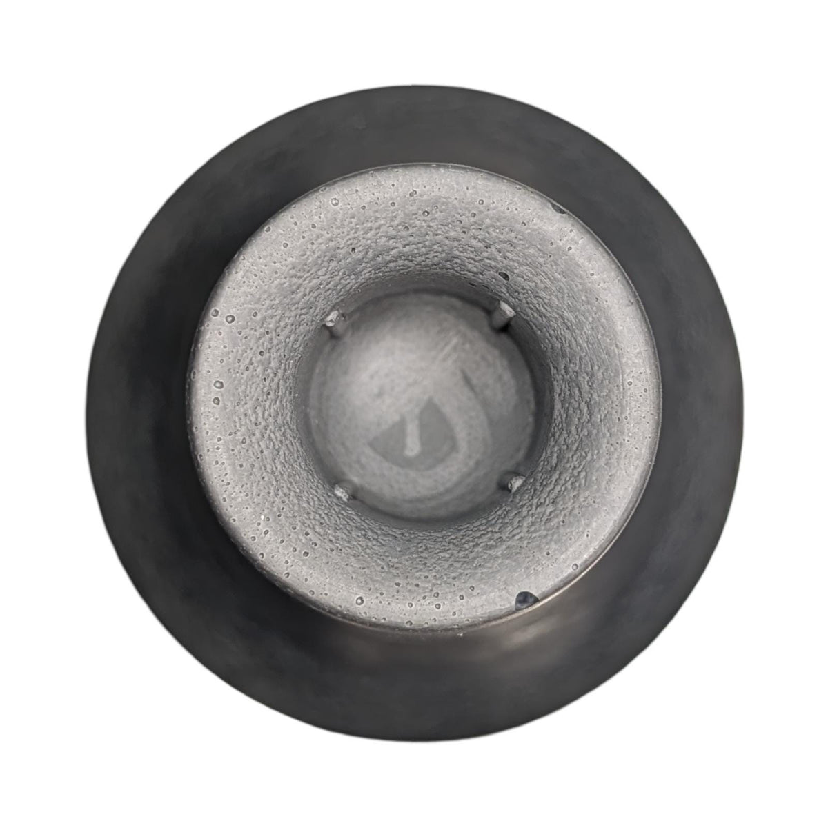 Modern Concrete Pillar Candle Holder in Gray or Marble, Flared Bell Candlestick Stand, Minimalist Industrial Coffee Table &amp; Mantel Decor