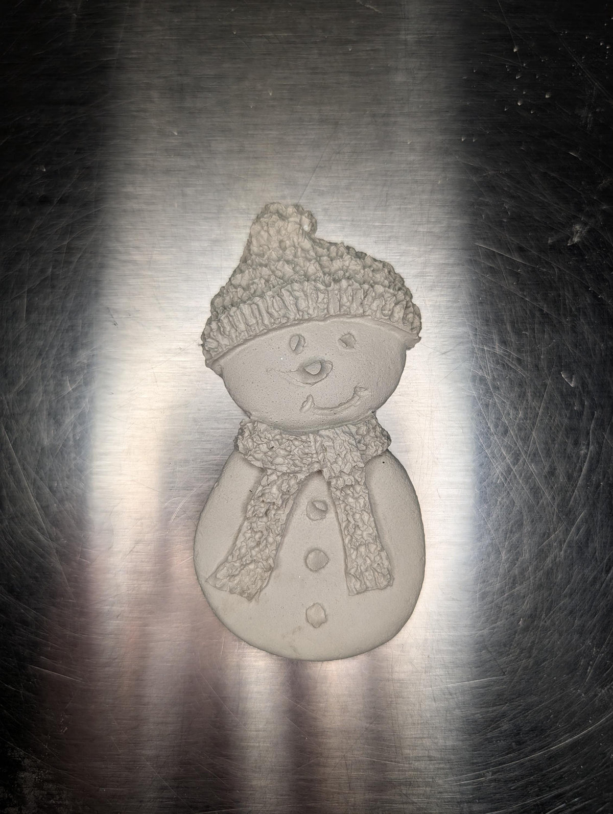 Concrete Christmas Magnets Set of 3, Paint Your Own Santa Snowman Reindeer Fridge Decor, DIY Holiday Craft Activity, Stocking Stuffer Gift