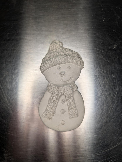 Concrete Christmas Magnets Set of 3, Paint Your Own Santa Snowman Reindeer Fridge Decor, DIY Holiday Craft Activity, Stocking Stuffer Gift