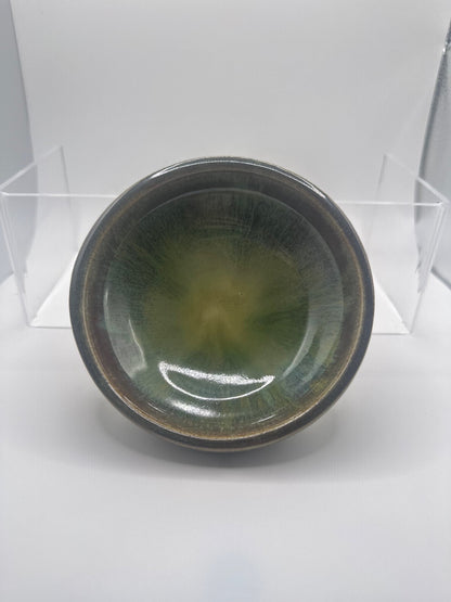 Handmade Ceramic Trinket Dish - Green Dream