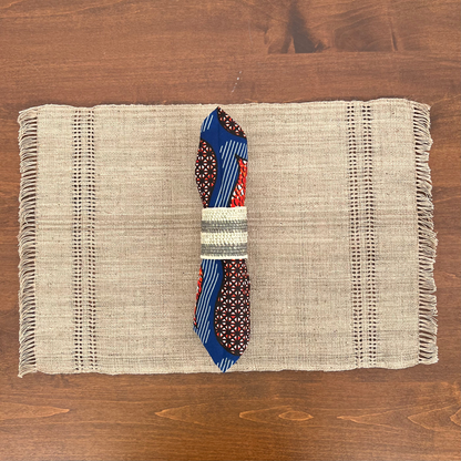Handwoven Himalayan Nettle Placemats – Eco-Friendly, Natural Table Decor (Set of 4)