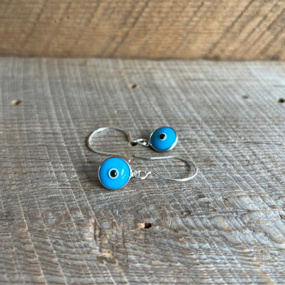 SariBlue® Crystal Evil Eye Earrings