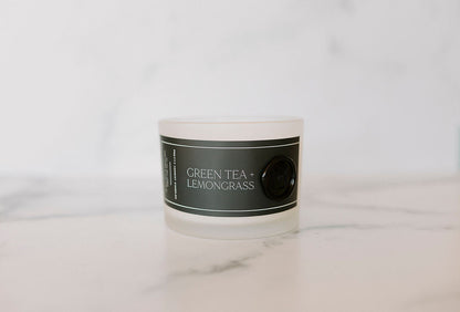 Green Tea and Lemongrass Candle – 3 Wick