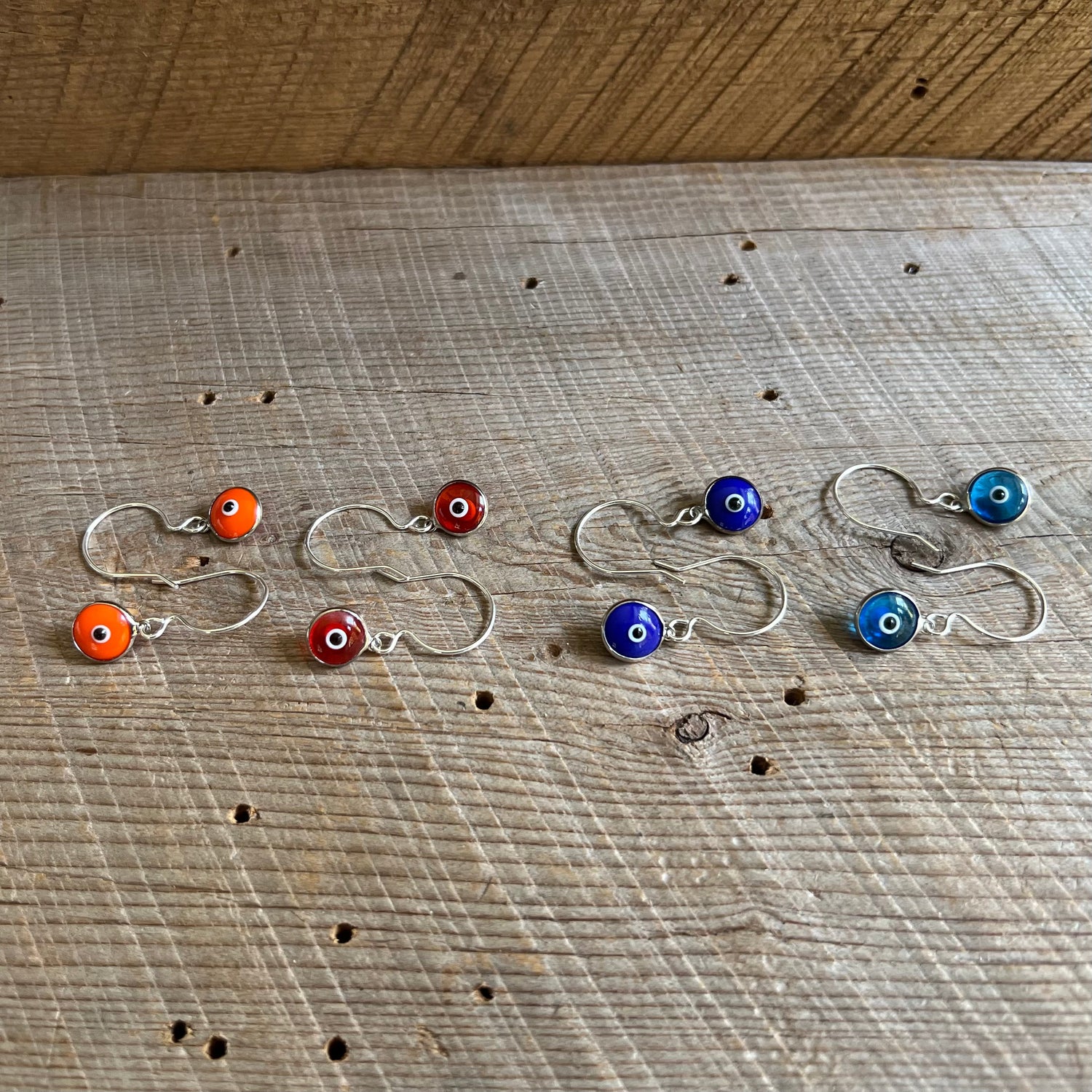 SariBlue® Crystal Evil Eye Earrings