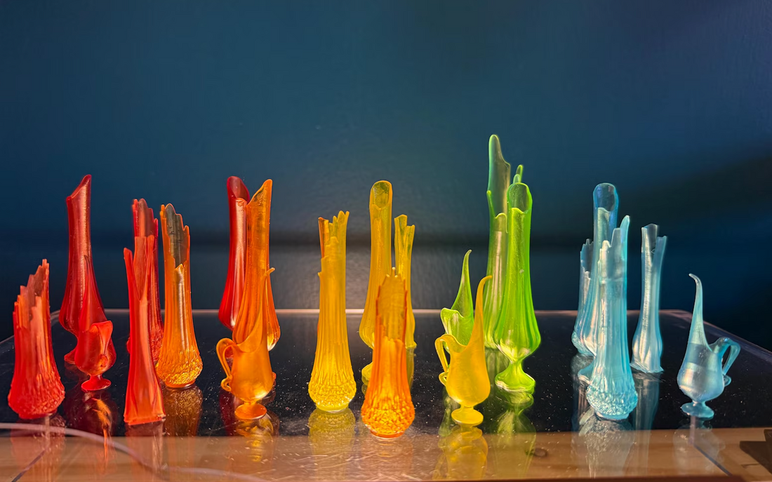 Mini Swung Glass Vase Replicas