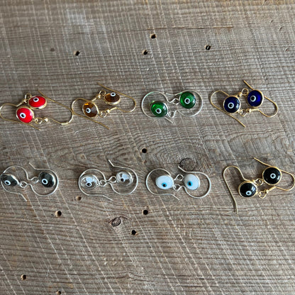SariBlue® Crystal Evil Eye Earrings