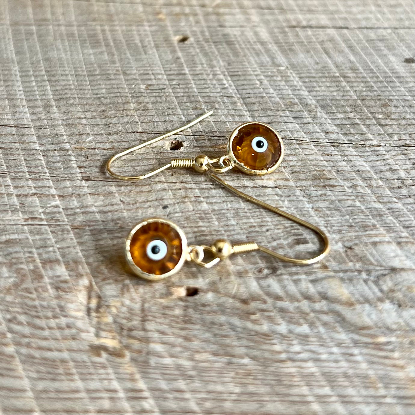SariBlue® Crystal Evil Eye Earrings