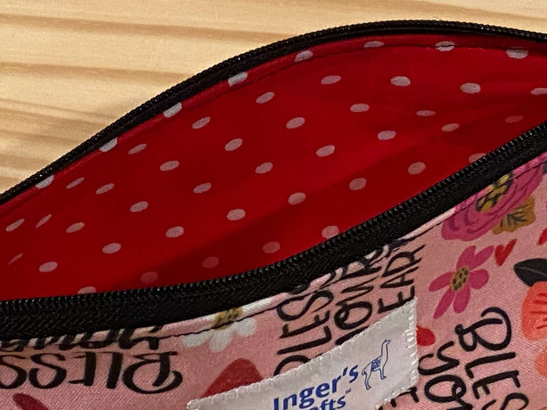 Bless Your Heart Pencil Pouch -  Standing