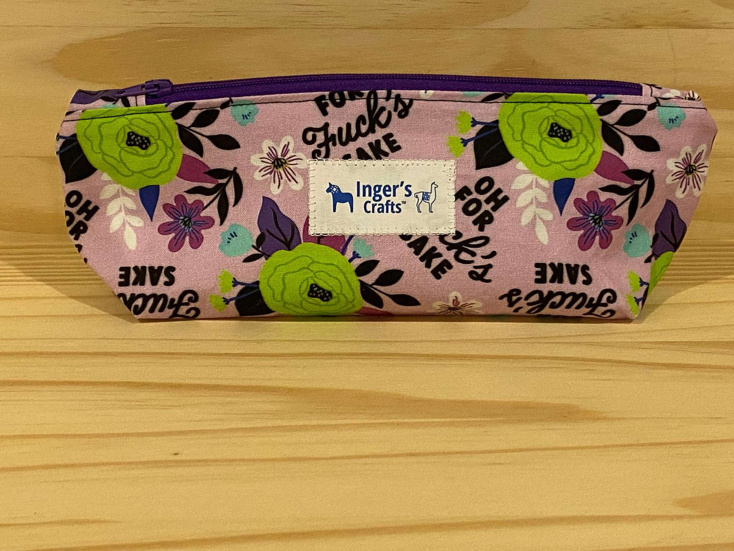 For F*sake Pencil Pouch -  Standing