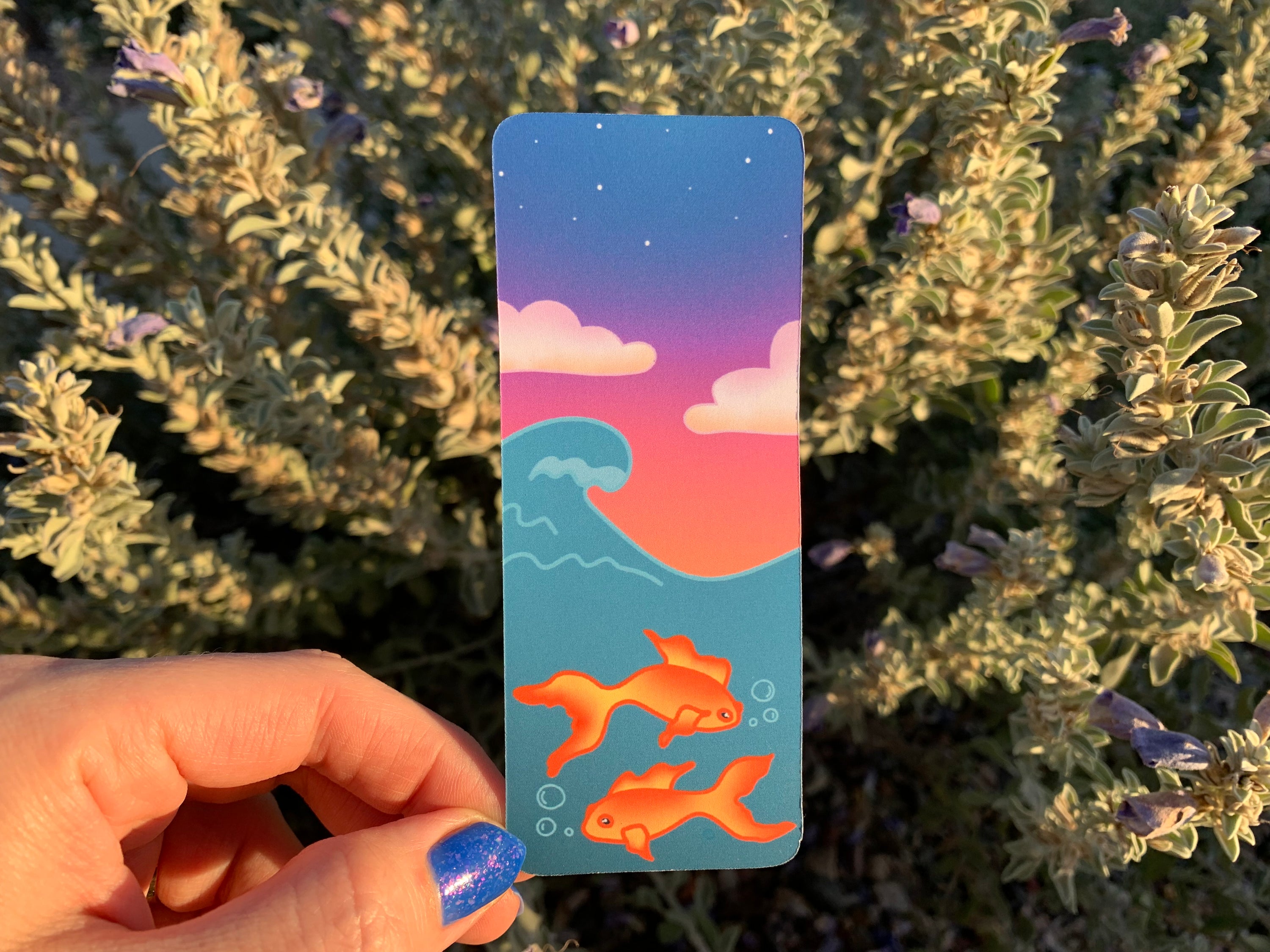 Tropical Sunset Blend bookmark