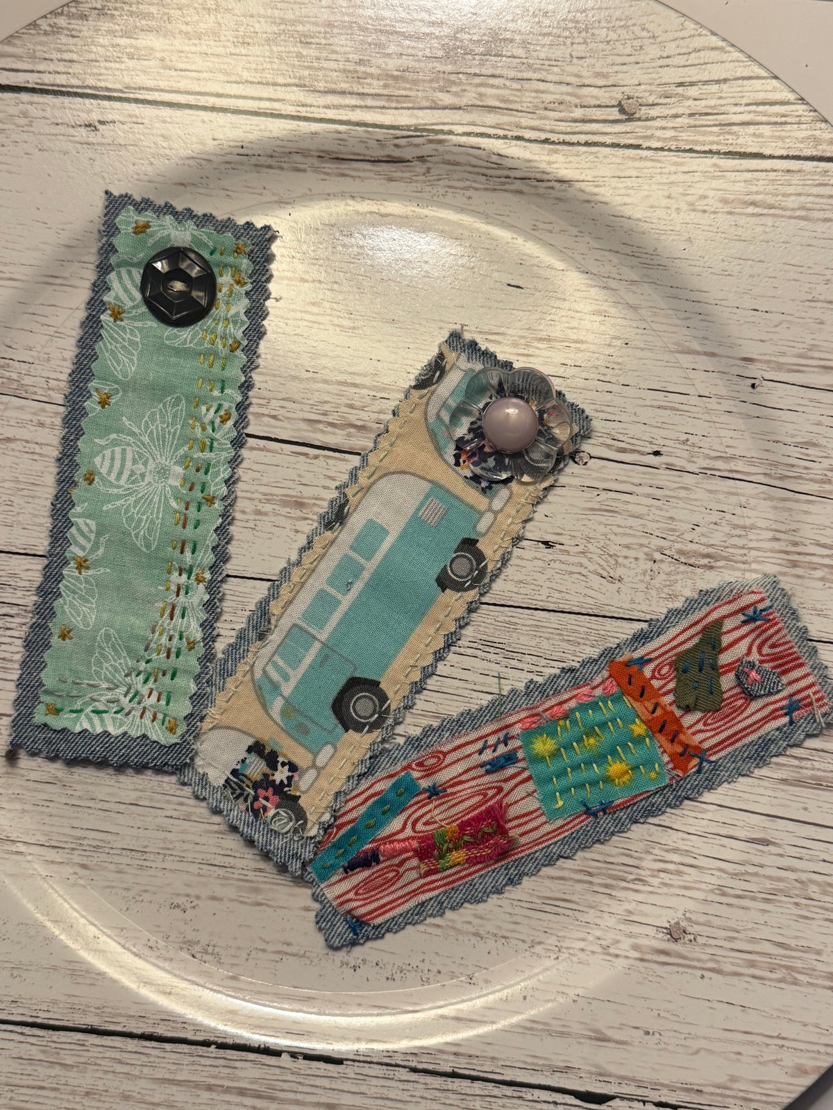 Handstitched Bookmarks