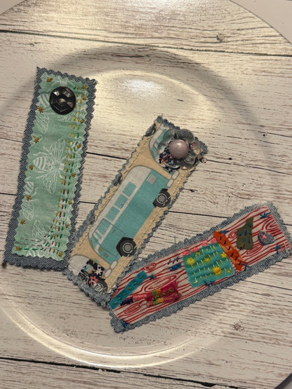 Handstitched Bookmarks