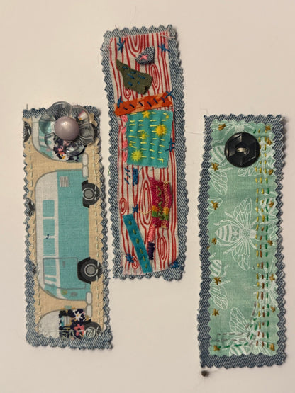 Handstitched Bookmarks