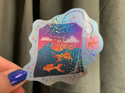 Tropical Sunset Blend mini bookmark