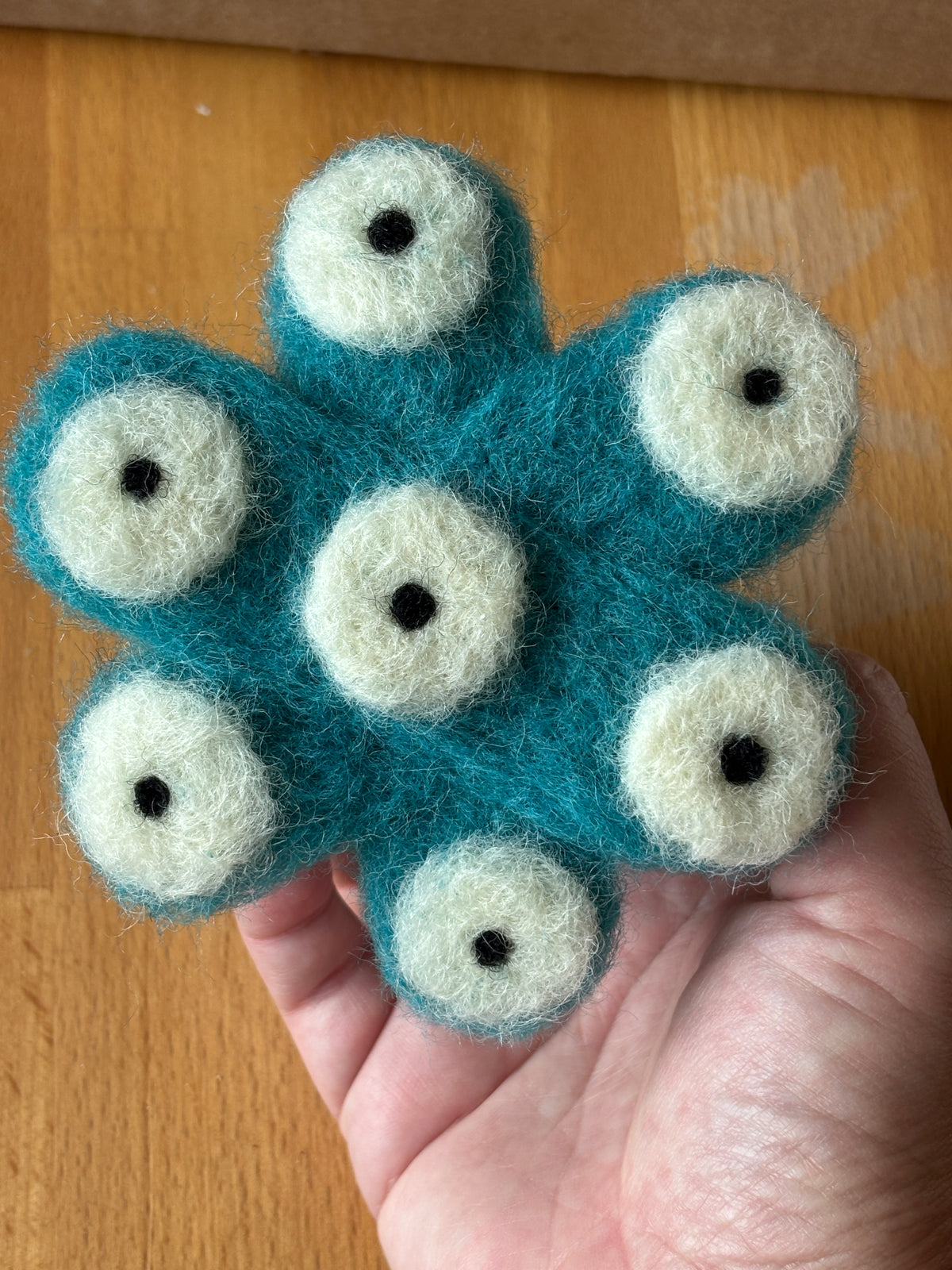 Needle Felted Octopus buddy
