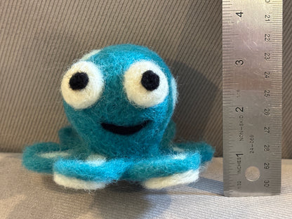 Needle Felted Octopus buddy