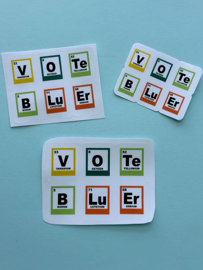Vote Bluer sticker