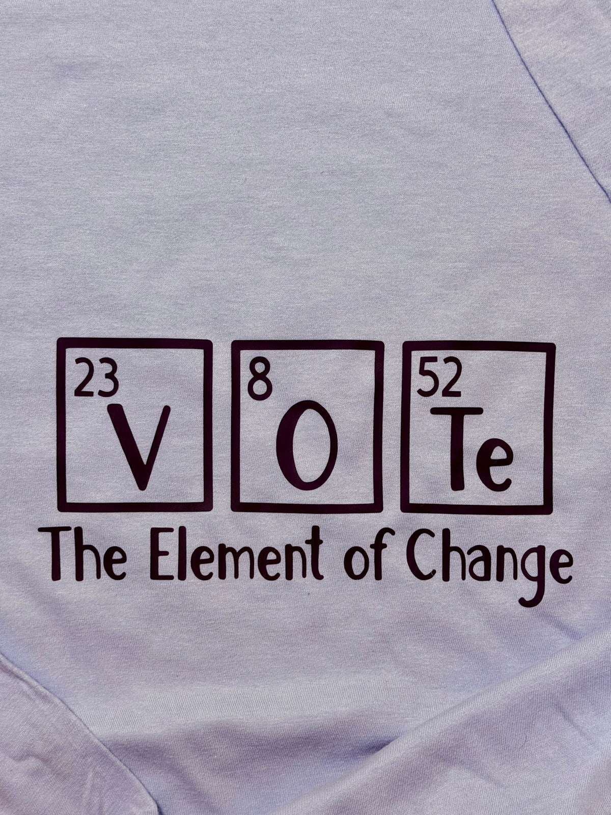 VOTE - The Element of Change, Long sleeve t-shirt, light blue, unisex L