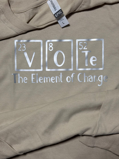 "Vote - The Element of Change"