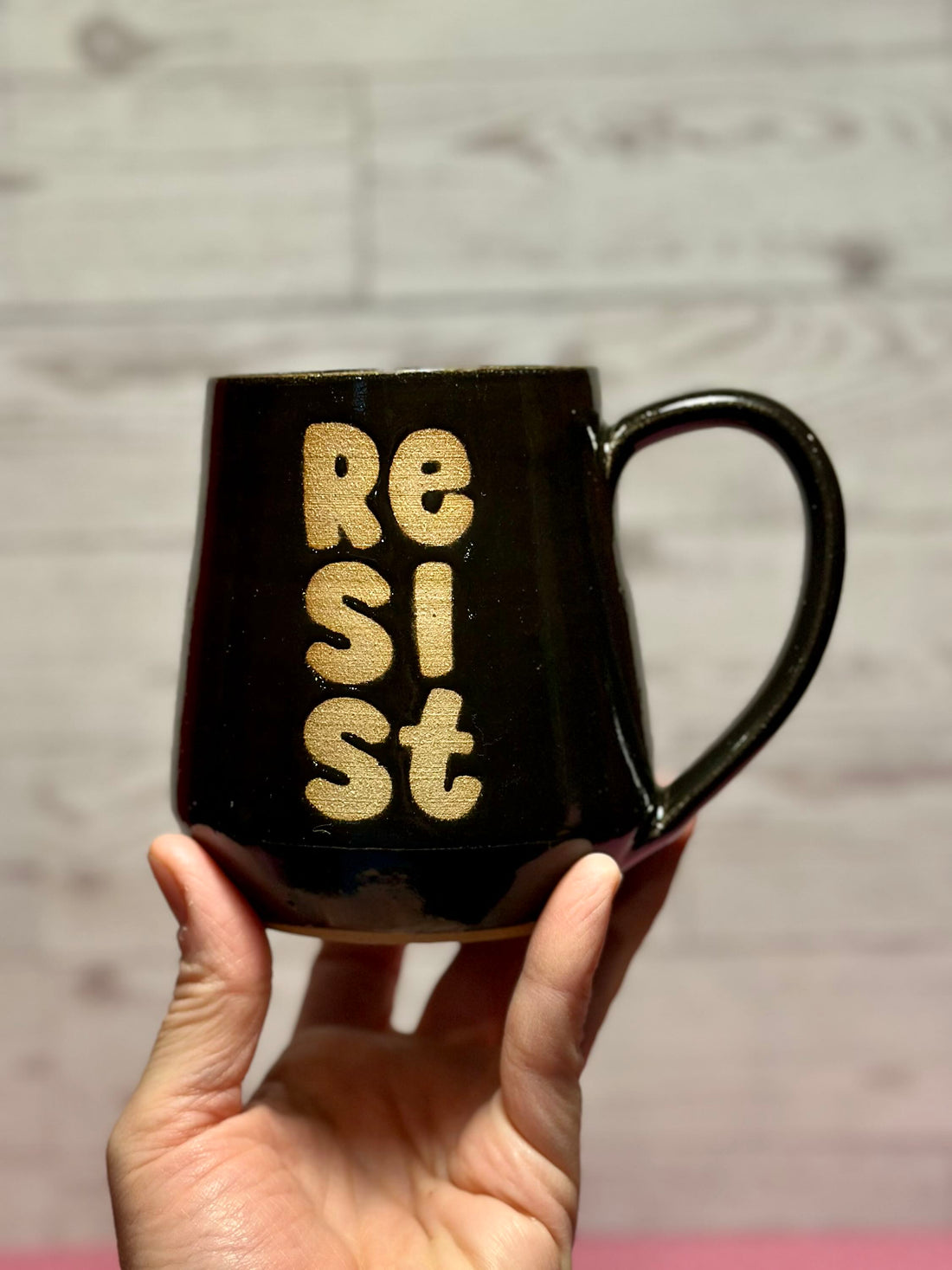 Resist Mug, 14 oz