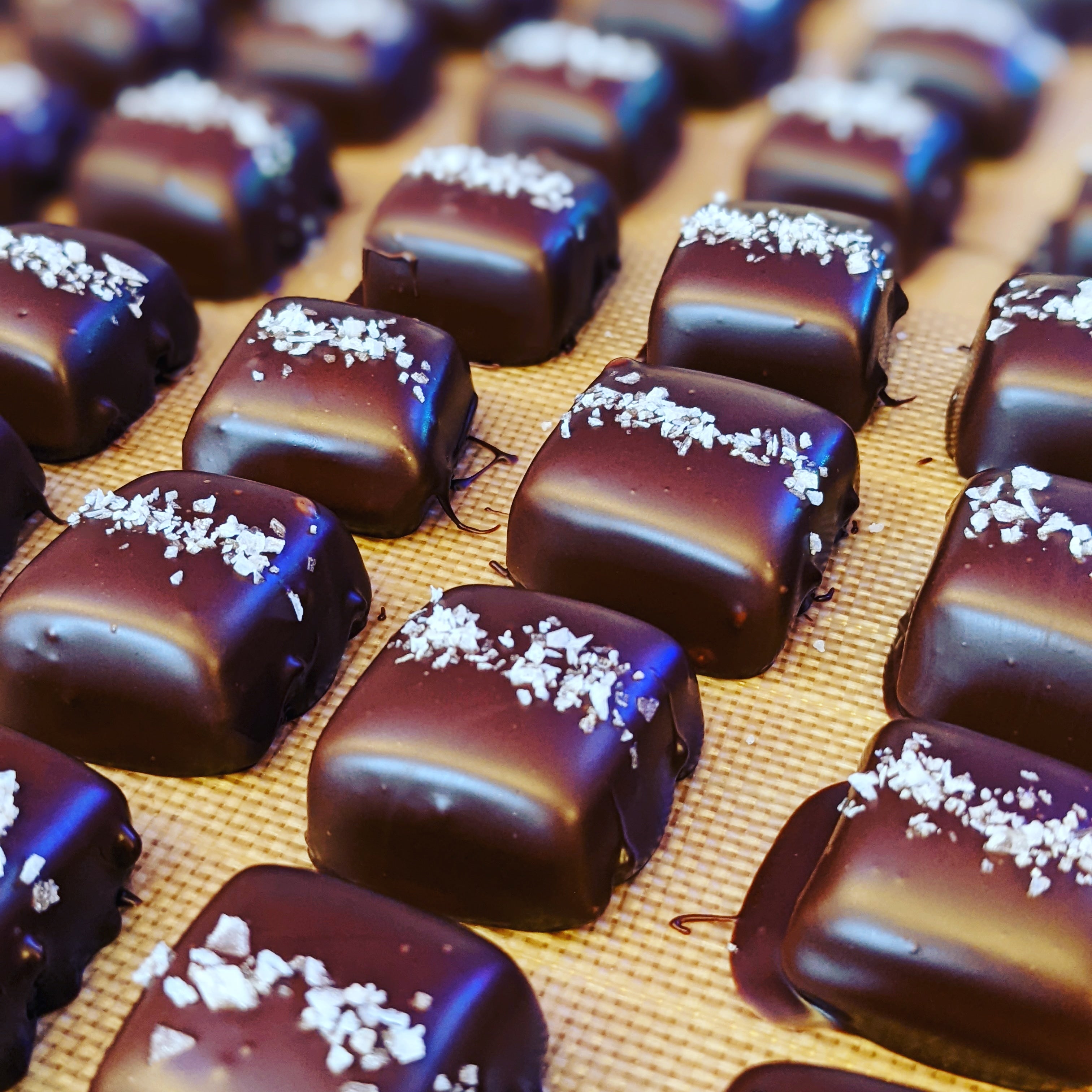 Chocolate Dipped Caramels