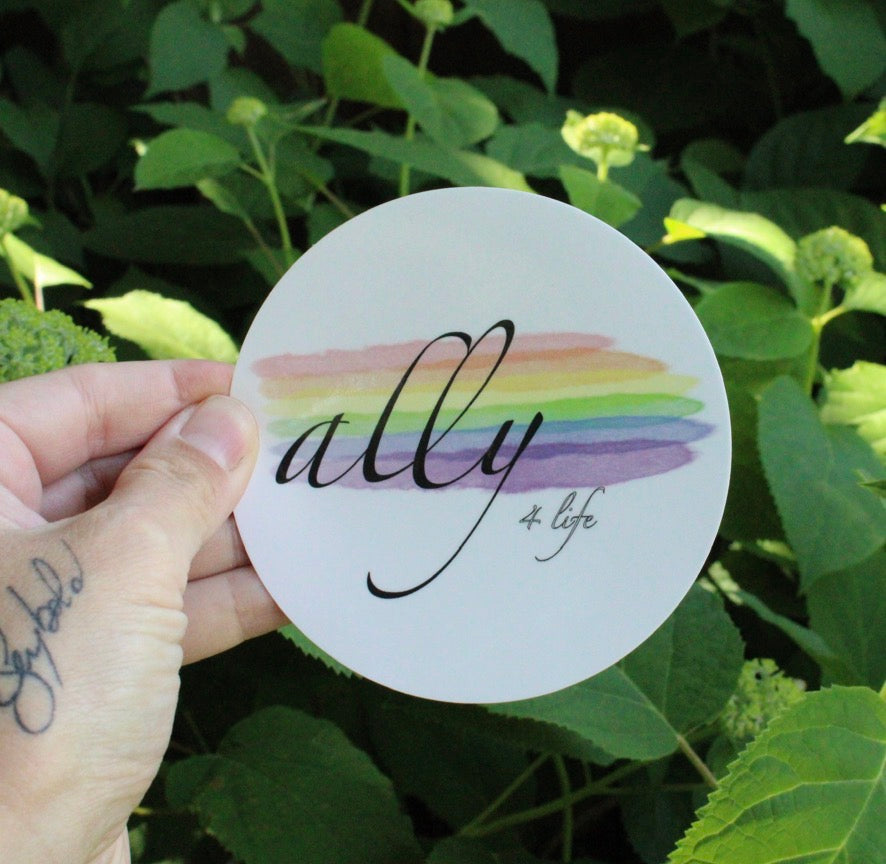 Ally 4 Life Sticker