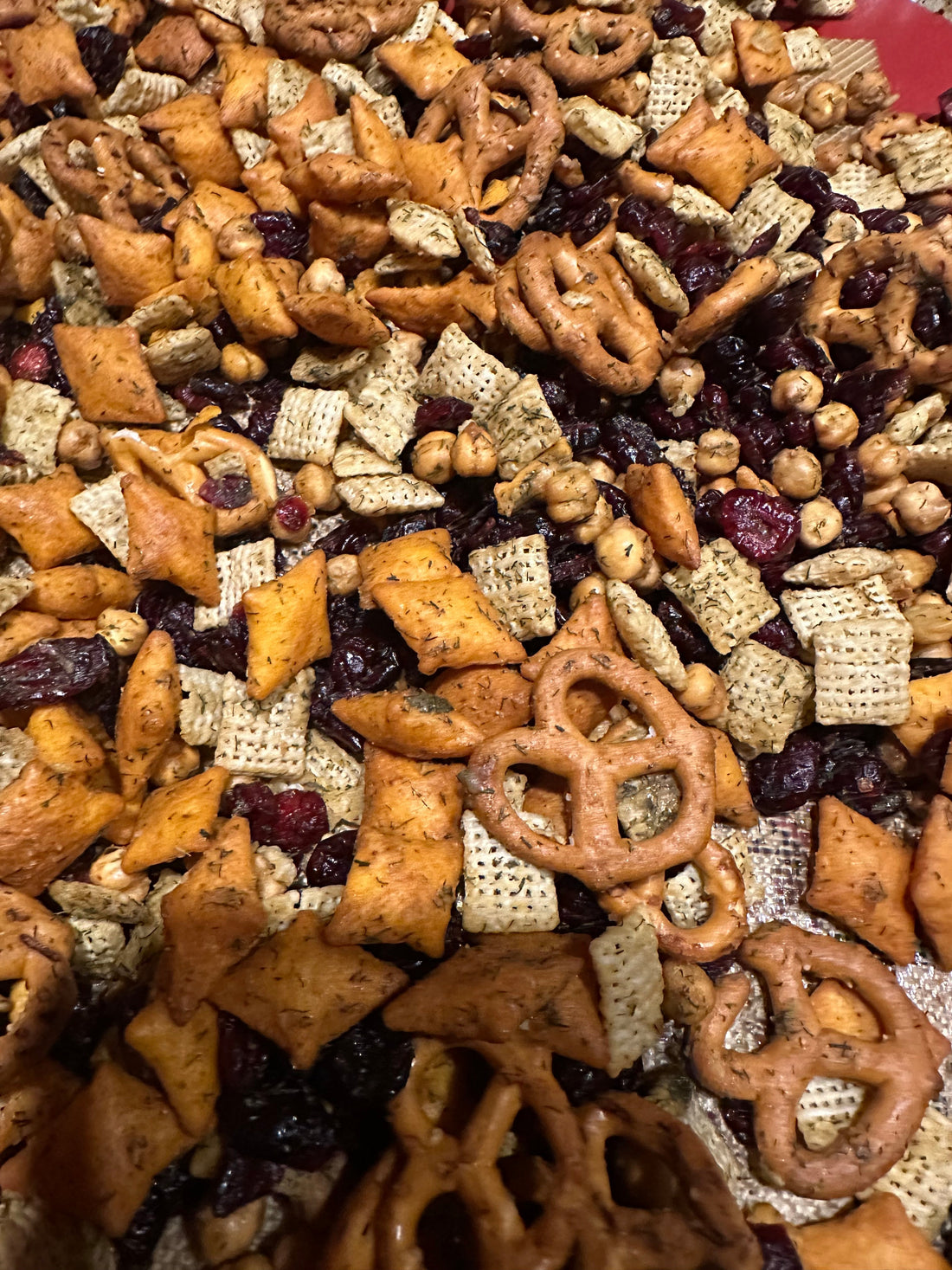 Savory Cheesy Snack Mix