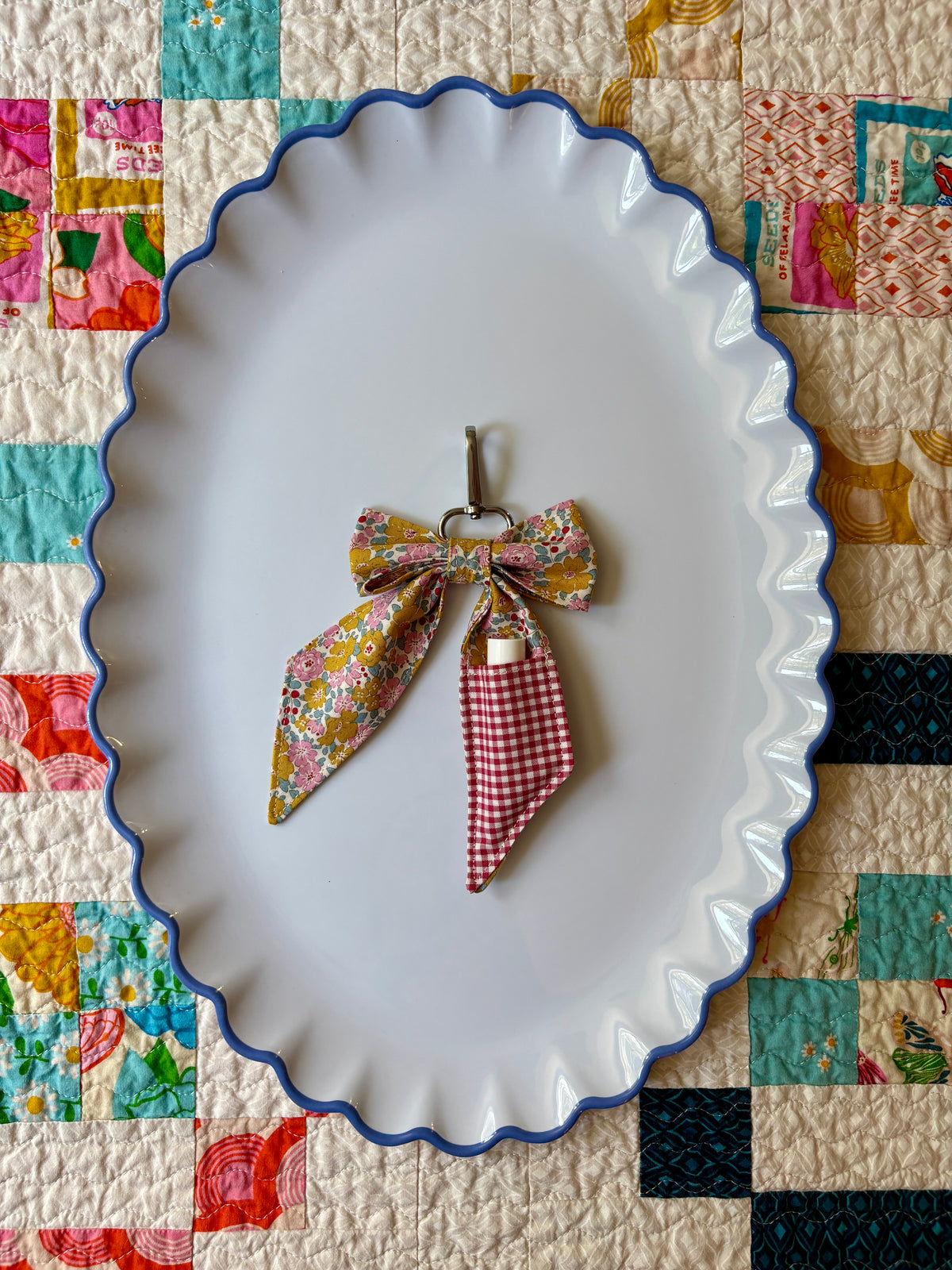 Bow Bag Charm and Chapstick Holder