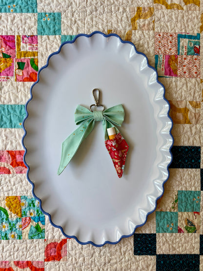 Bow Bag Charm and Chapstick Holder