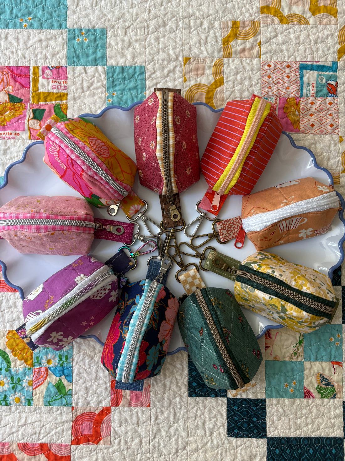 Mini Rainbow Makeup Pouch