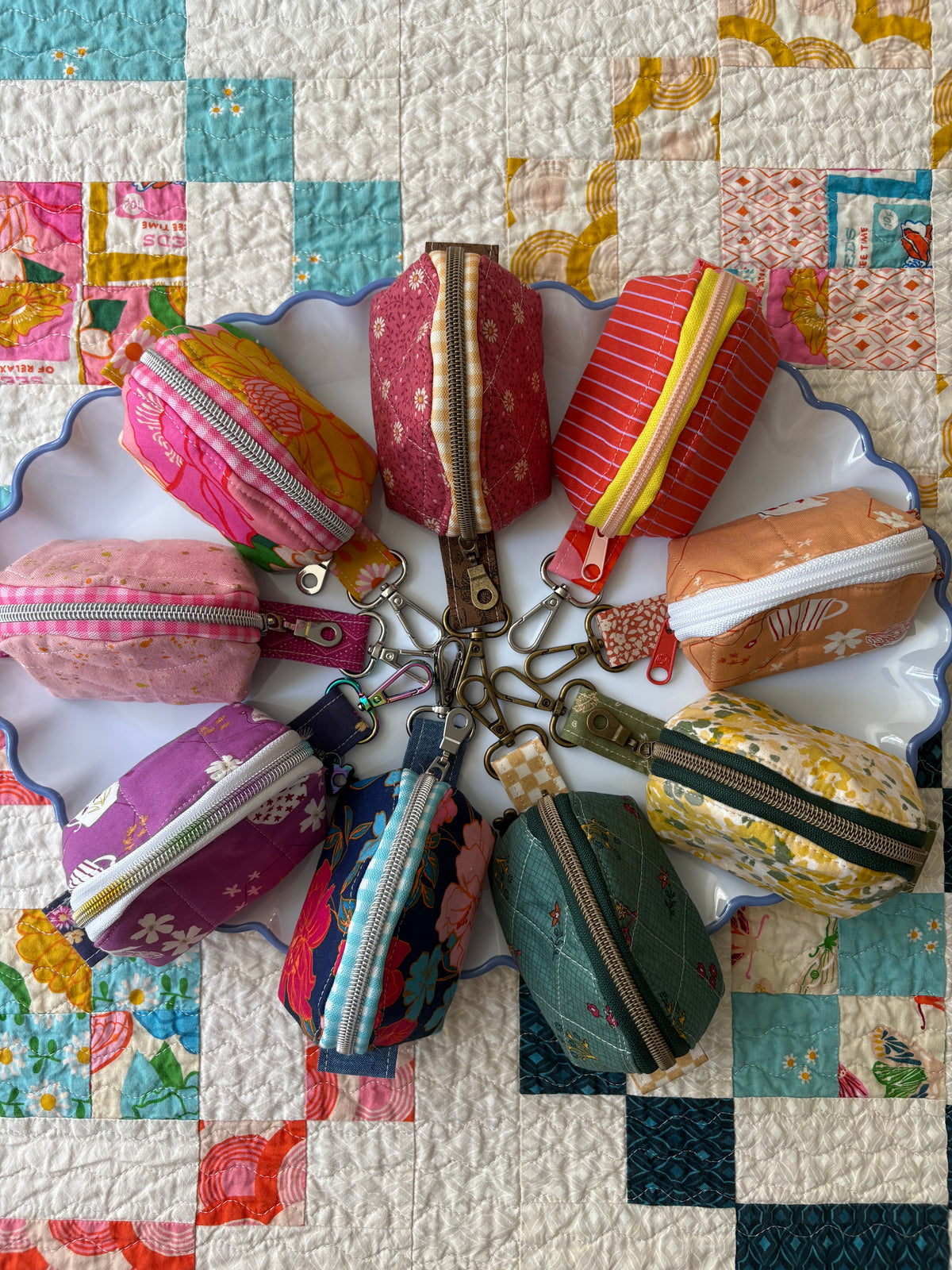 Mini Rainbow Makeup Pouch