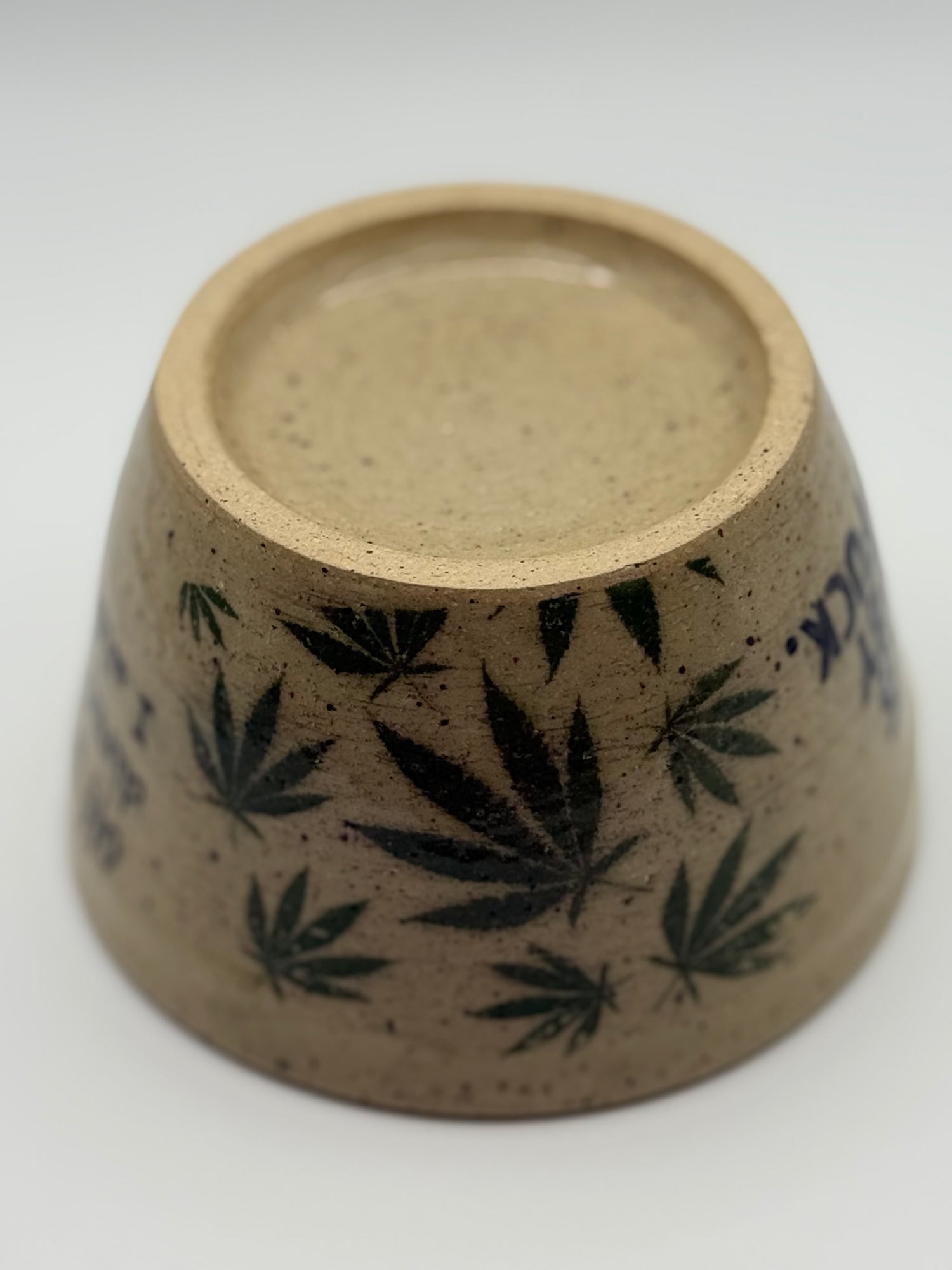 "Stress is caused by giving a fuck" Pottery Bowl