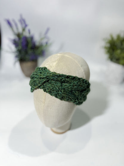 PNW wool, eco-friendly ear warmer
