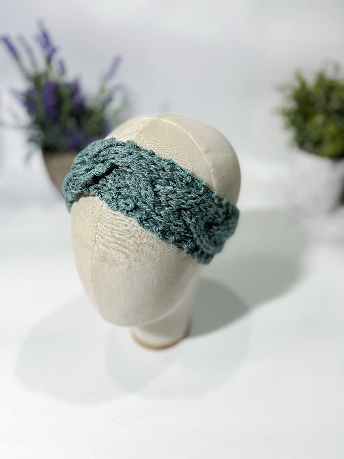 PNW wool, eco-friendly ear warmer
