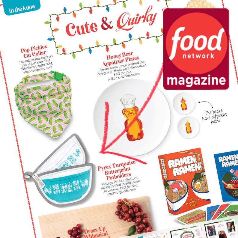 The Art of Potholder Set, 2-Piece Bowl-Shaped Vintage Pyrex-Themed Kitchen Potholders