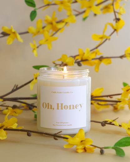 Oh, Honey Candle | Honeysuckle + Jasmine + Powder