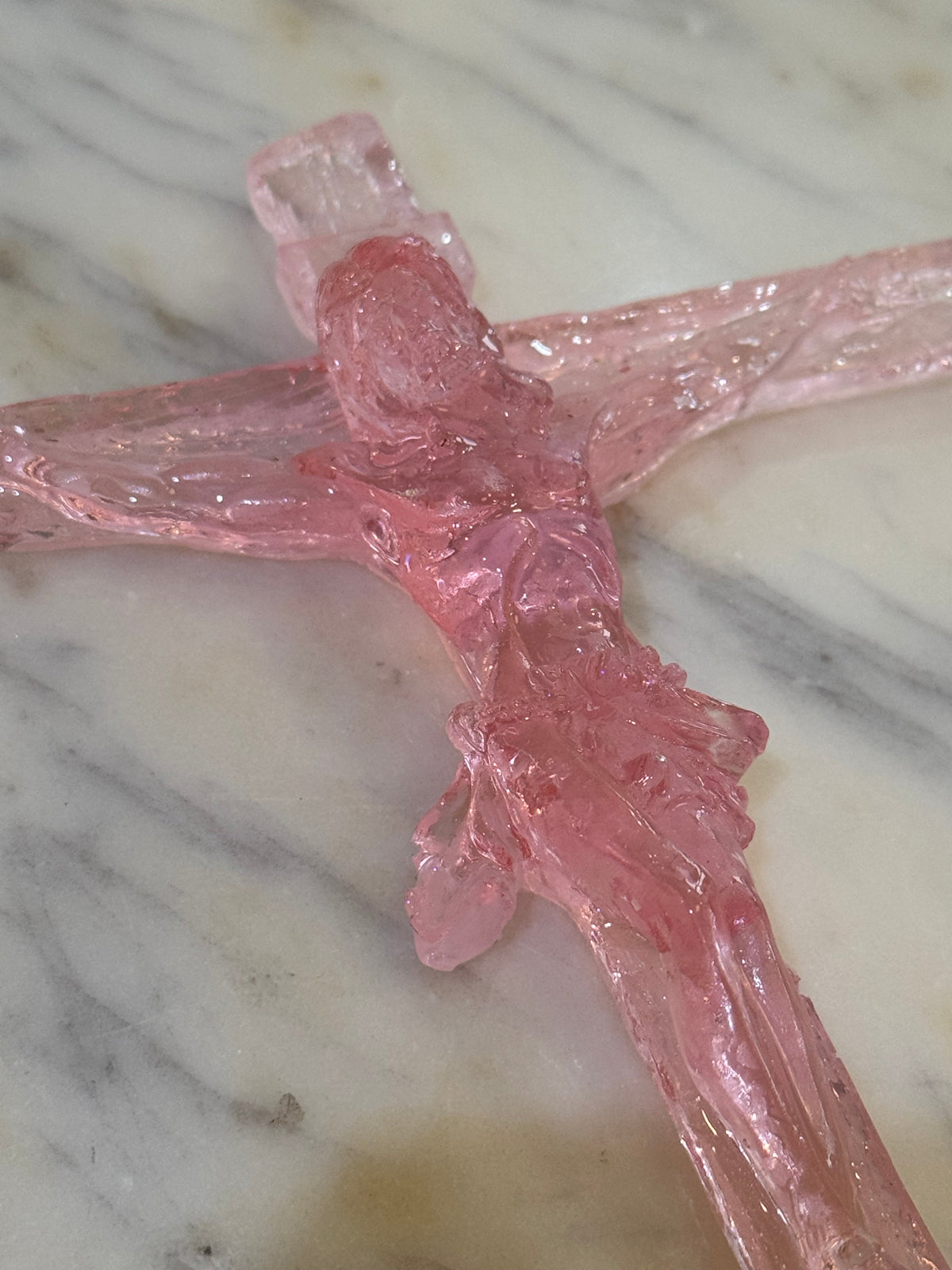 Jesus Crucified Resin Cross