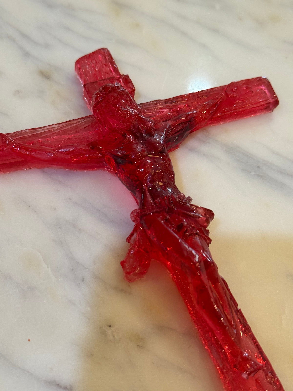 Jesus Crucified Resin Cross