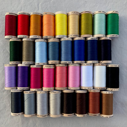 Scanfil Organic Cotton Sewing Thread 300 Yard Spools